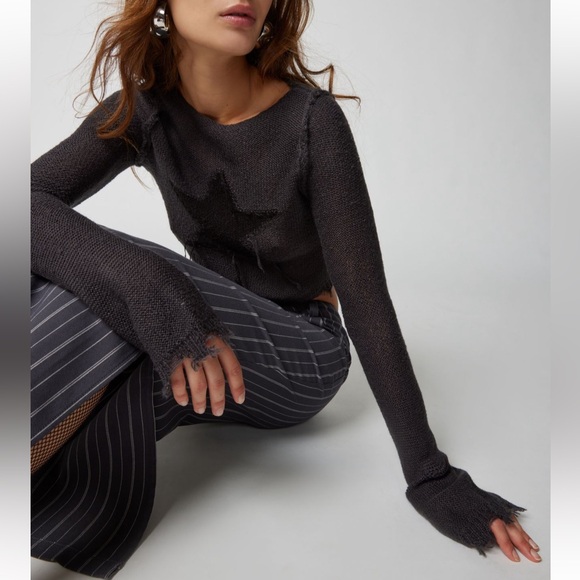 UO rock star distressed sweater - Picture 5 of 5